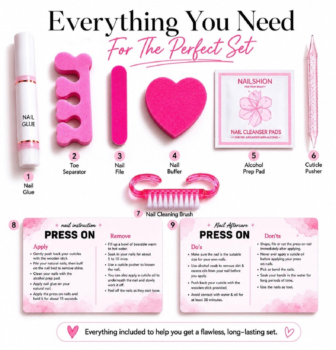 120pcs French Nail Tips