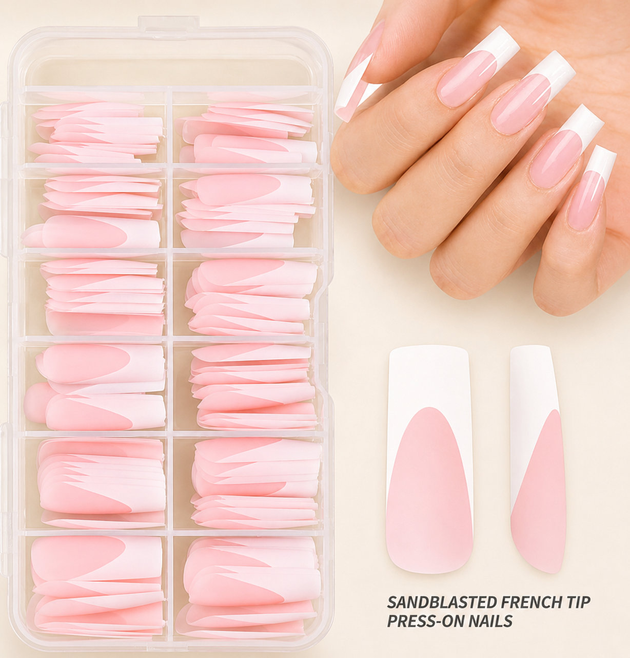 120pcs French Nail Tips