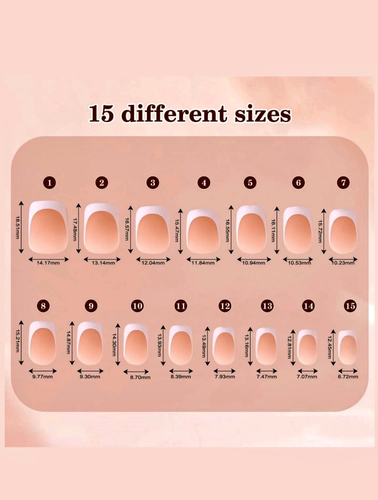 150pcs French Gel Nail Tips