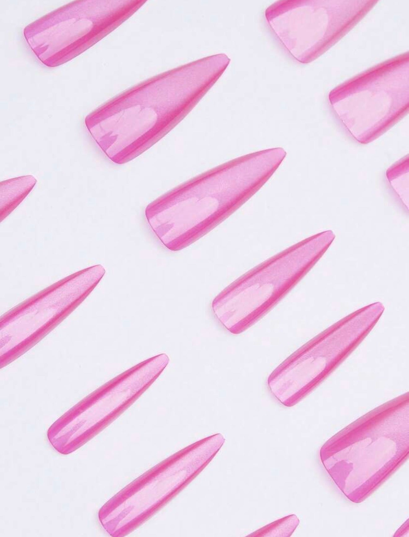 24pcs Cat Eye Stiletto Nails