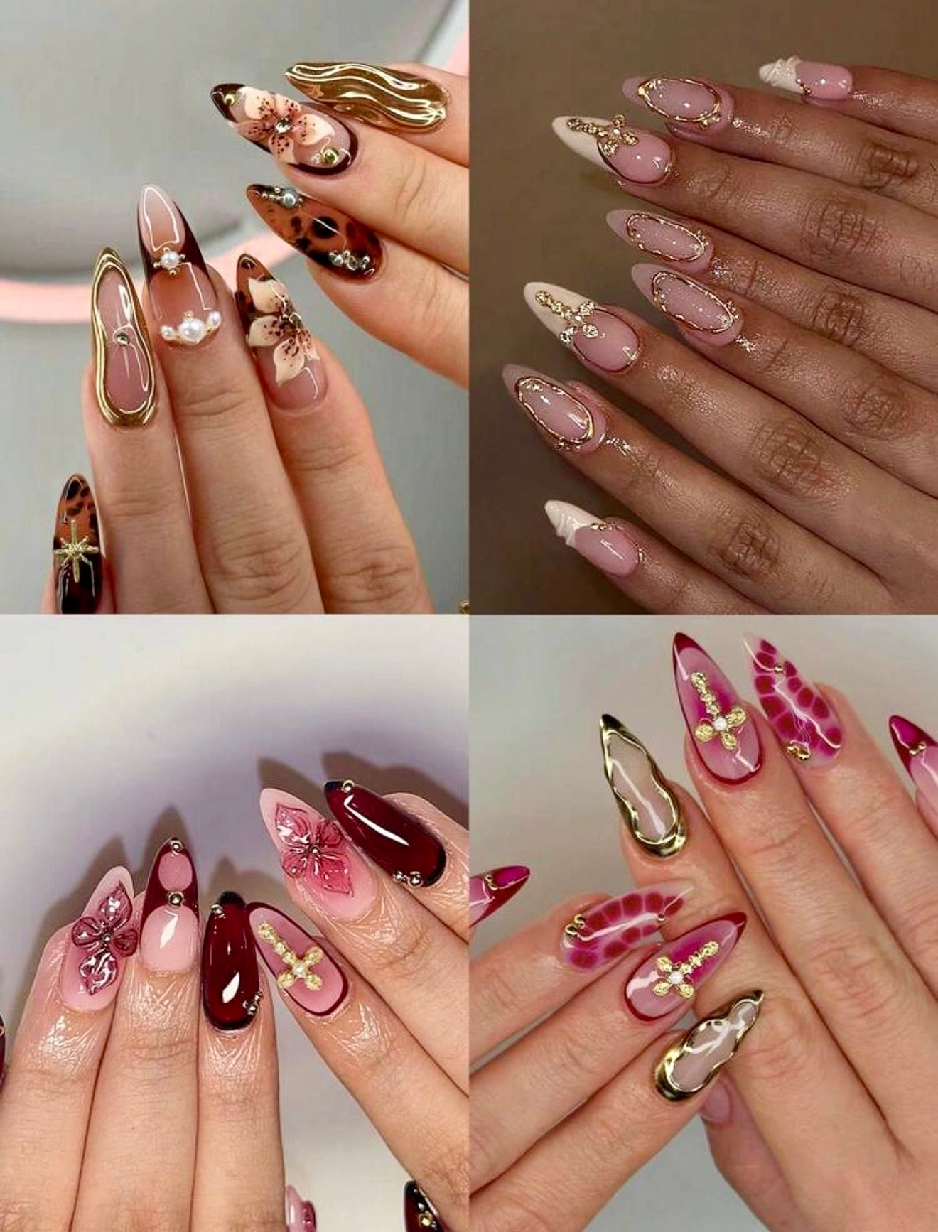 96pcs Assorted Luxury Press-On Nails