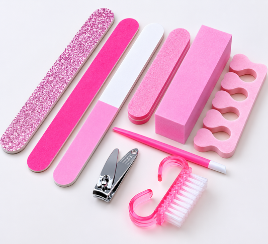 Press-On Nail Starter Kit – 9 Pieces