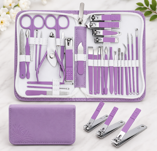 Ultimate Stainless Steel Mani Kit – 30 Pieces