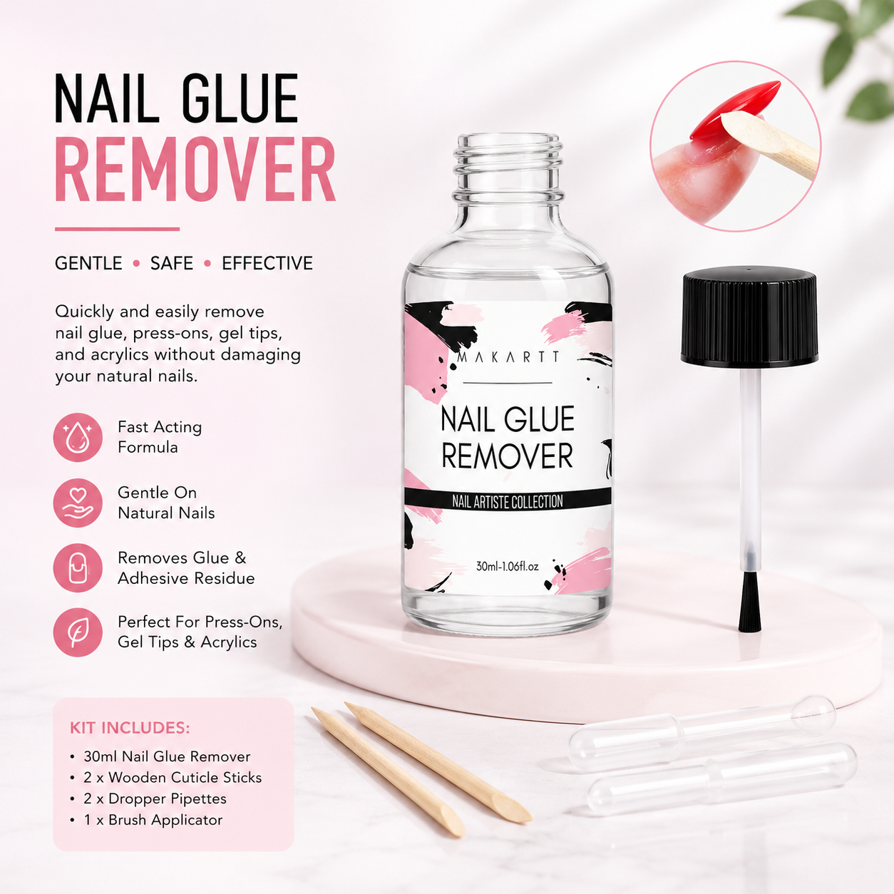 Makartt Nail Glue Remover-Our Favorite Safe Removal Essential